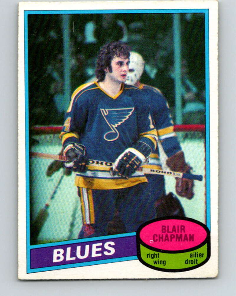 1980-81 O-Pee-Chee #48 Blair Chapman St. Louis Blues V37453