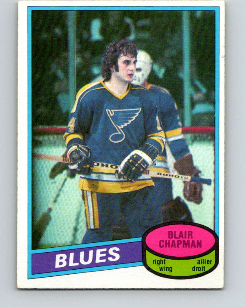 1980-81 O-Pee-Chee #48 Blair Chapman St. Louis Blues V37455