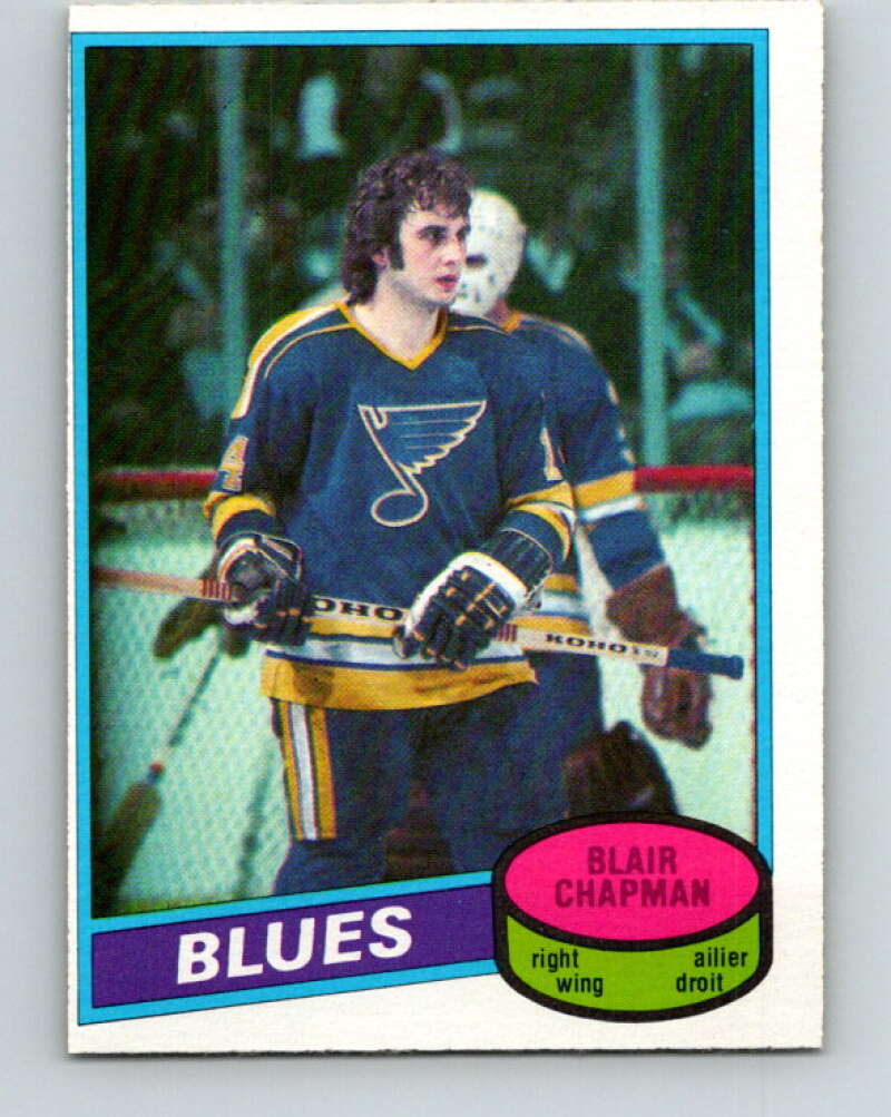 1980-81 O-Pee-Chee #48 Blair Chapman St. Louis Blues V37456