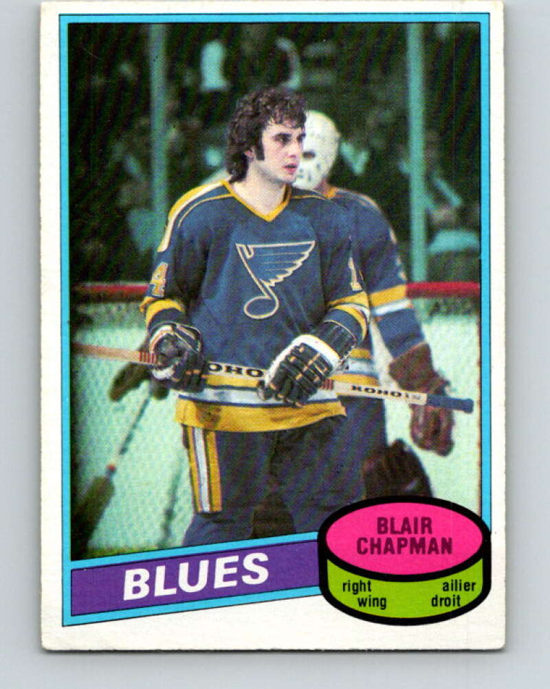 1980-81 O-Pee-Chee #48 Blair Chapman St. Louis Blues V37457