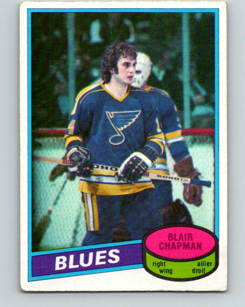 1980-81 O-Pee-Chee #48 Blair Chapman St. Louis Blues V37459
