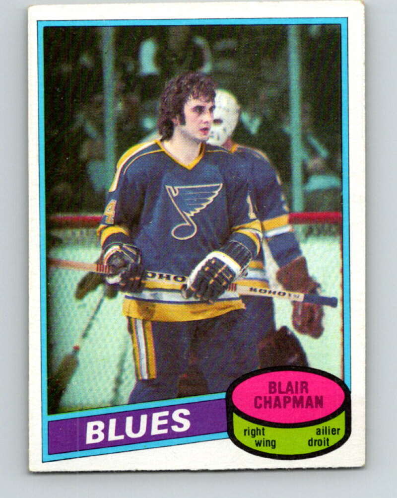 1980-81 O-Pee-Chee #48 Blair Chapman St. Louis Blues V37460