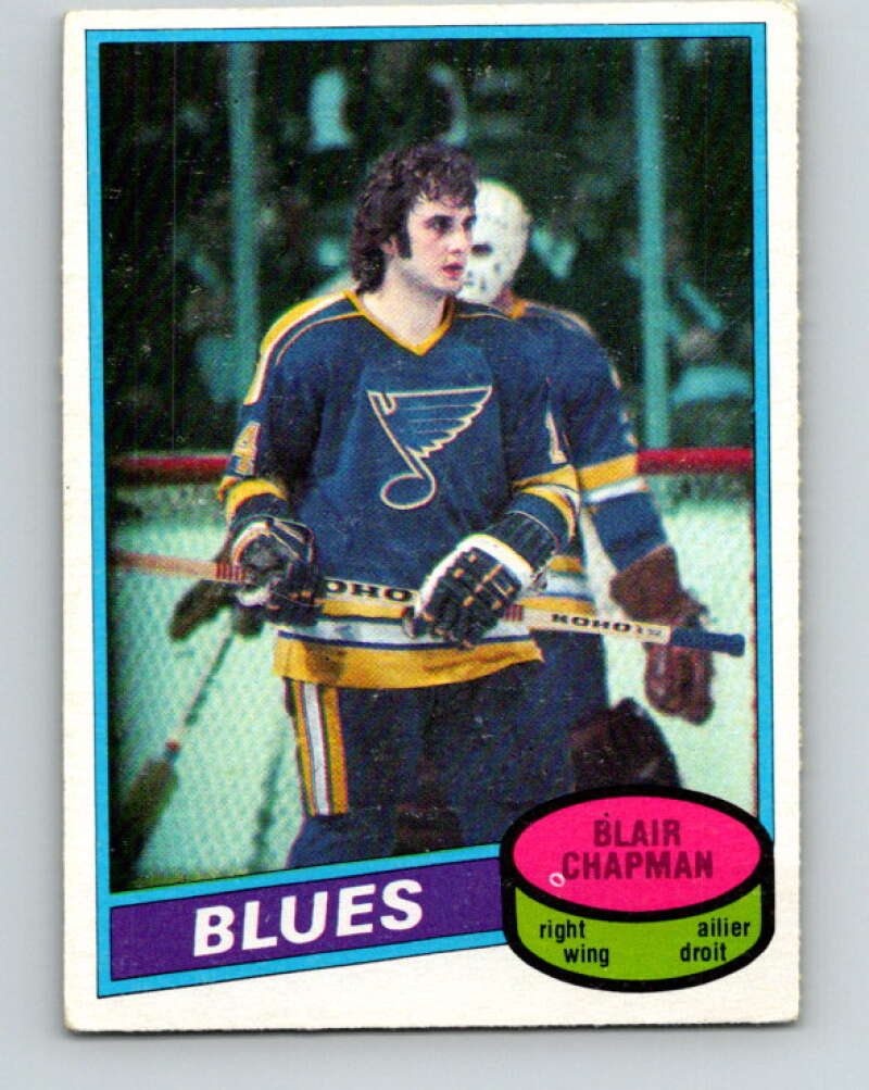 1980-81 O-Pee-Chee #48 Blair Chapman St. Louis Blues V37463