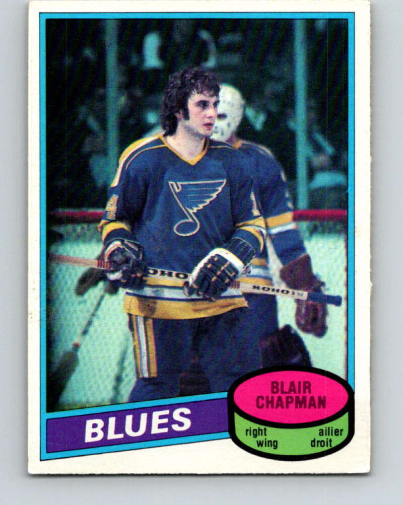 1980-81 O-Pee-Chee #48 Blair Chapman St. Louis Blues V37467