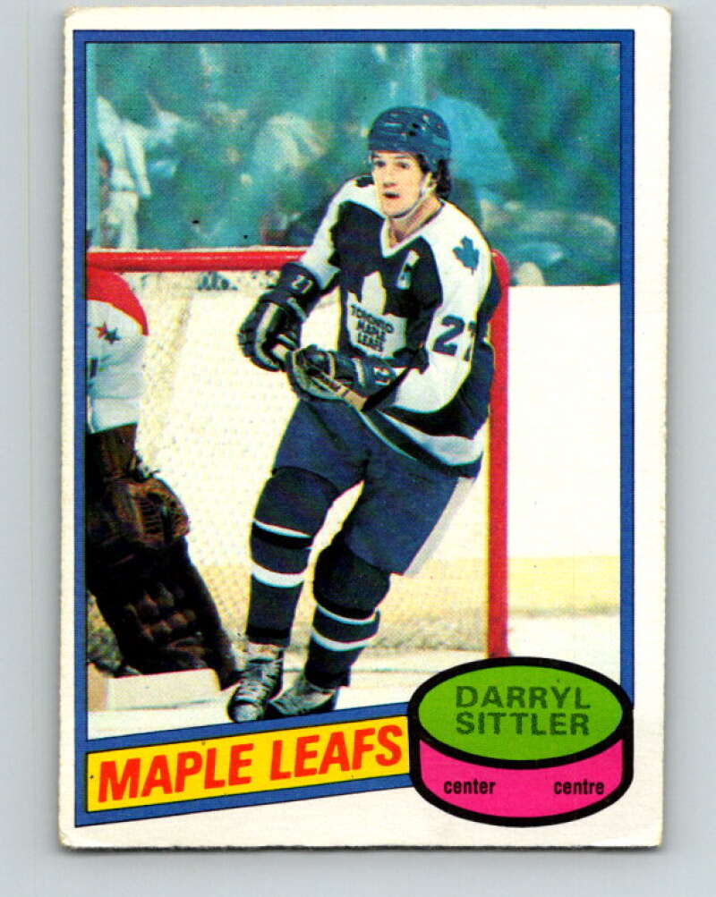 1980-81 O-Pee-Chee #50 Darryl Sittler Toronto Maple Leafs V37487