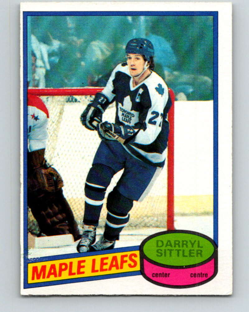 1980-81 O-Pee-Chee #50 Darryl Sittler Toronto Maple Leafs V37490