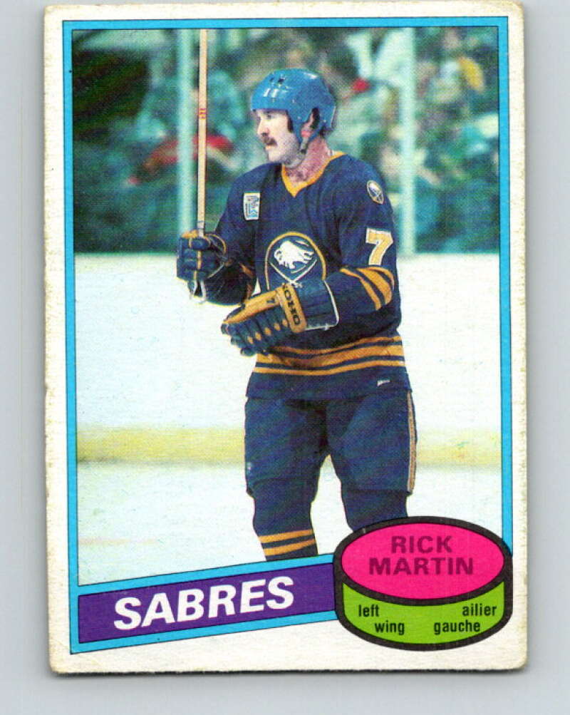 1980-81 O-Pee-Chee #51 Rick Martin Buffalo Sabres V37492