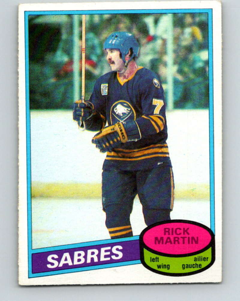 1980-81 O-Pee-Chee #51 Rick Martin Buffalo Sabres V37496