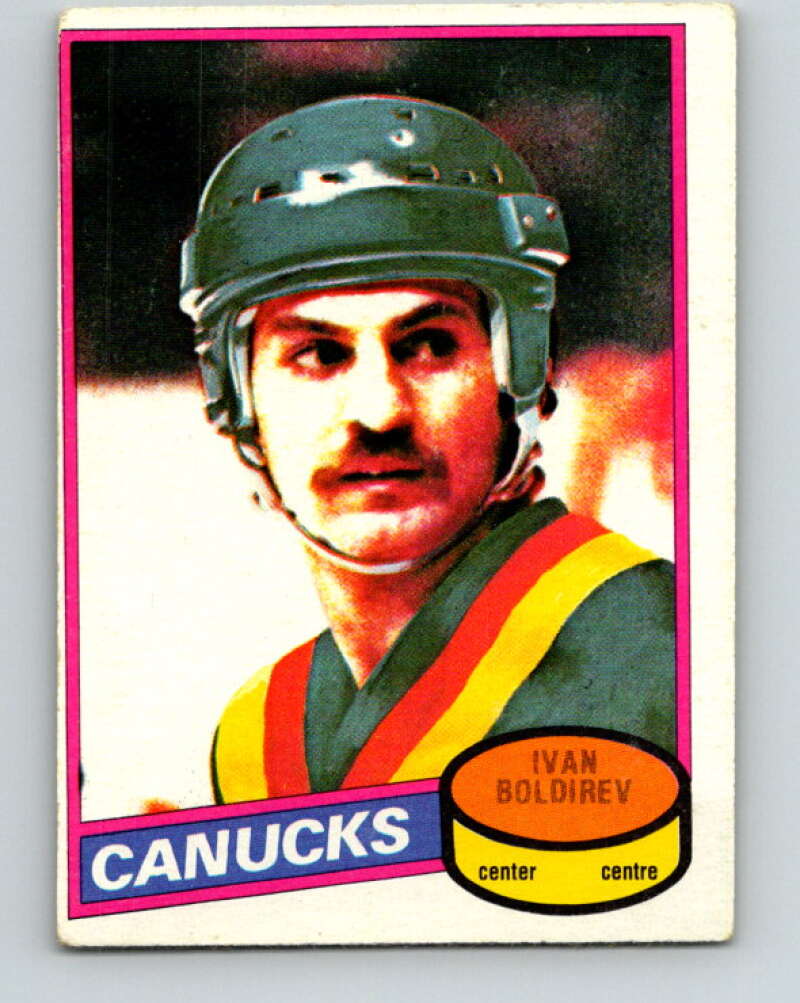 1980-81 O-Pee-Chee #52 Ivan Boldirev Vancouver Canucks V37501