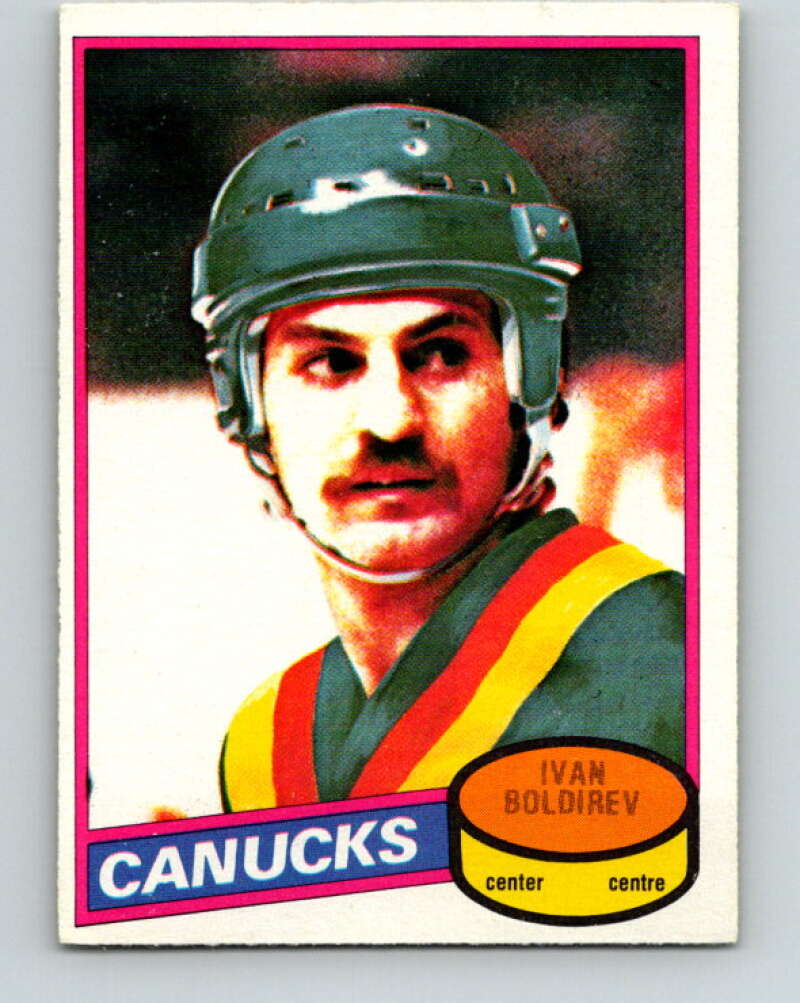 1980-81 O-Pee-Chee #52 Ivan Boldirev Vancouver Canucks V37503