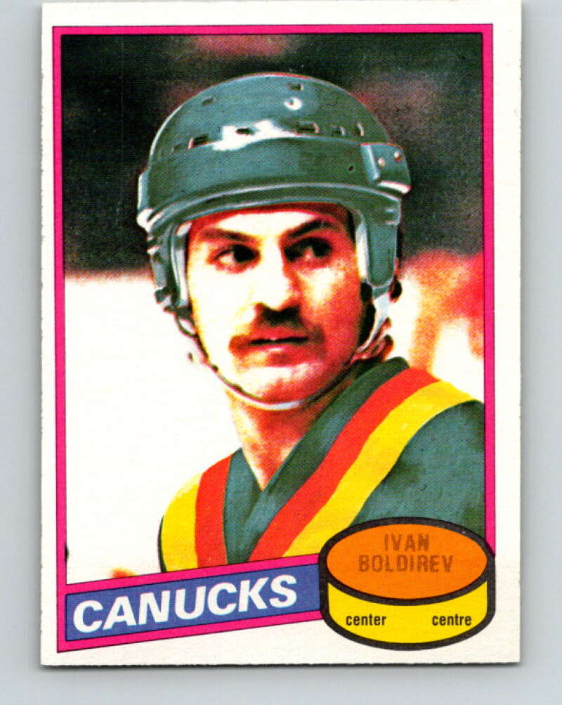 1980-81 O-Pee-Chee #52 Ivan Boldirev Vancouver Canucks V37508