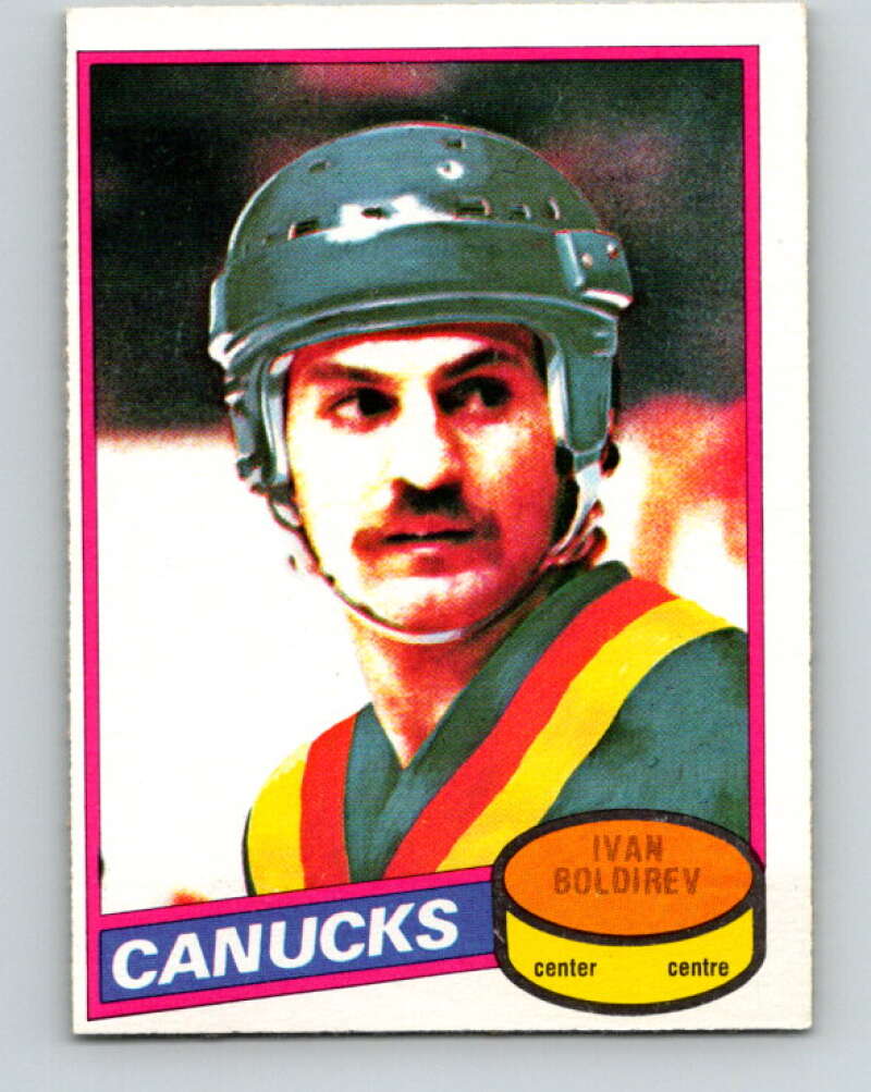 1980-81 O-Pee-Chee #52 Ivan Boldirev Vancouver Canucks V37510