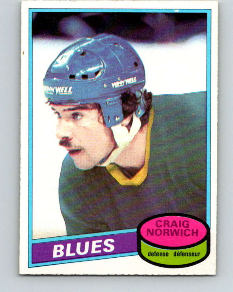1980-81 O-Pee-Chee #53 Craig Norwich RC Rookie St. Louis Blues V37512
