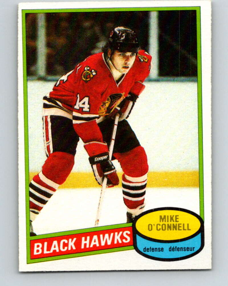 1980-81 O-Pee-Chee #61 Mike O'Connell RC Rookie Chicago Blackhawks V37599