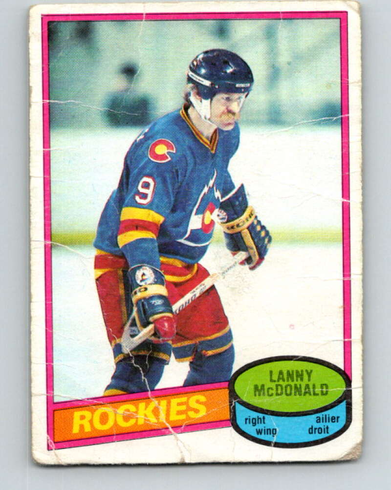 1980-81 O-Pee-Chee #62 Lanny McDonald Colorado Rockies V37608