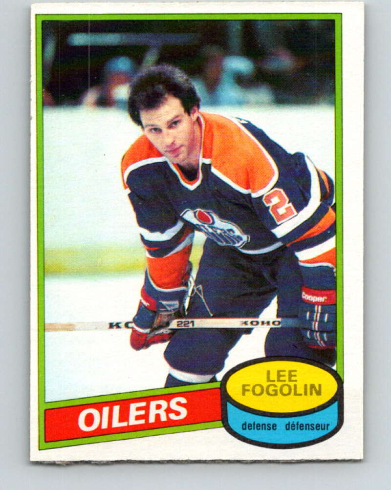 1980-81 O-Pee-Chee #63 Lee Fogolin Edmonton Oilers V37618