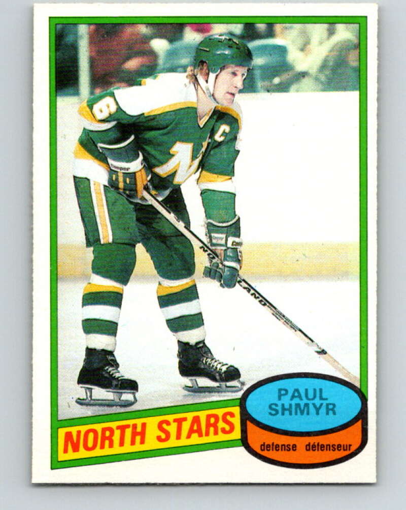 1980-81 O-Pee-Chee #66 Paul Shmyr Minnesota North Stars V37649