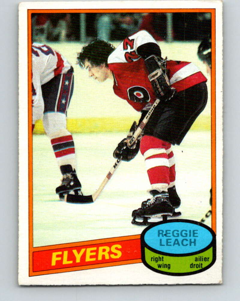 1980-81 O-Pee-Chee #70 Reggie Leach Philadelphia Flyers V37676