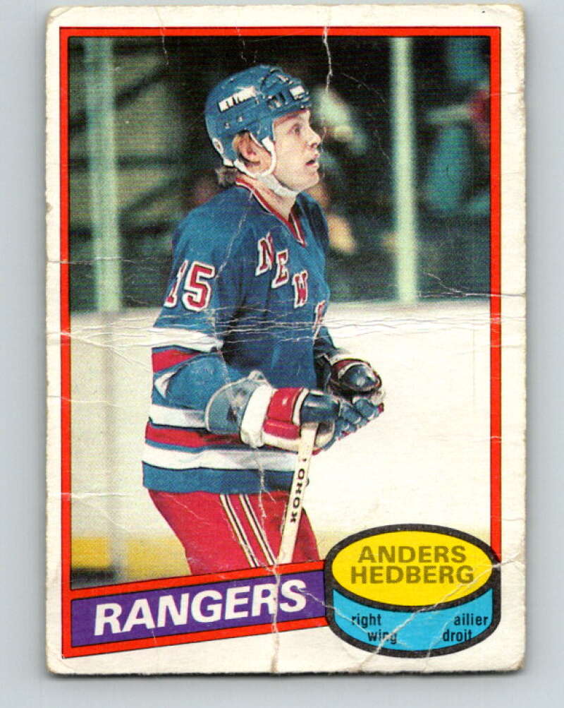 1980-81 O-Pee-Chee #73 Anders Hedberg New York Rangers V37715