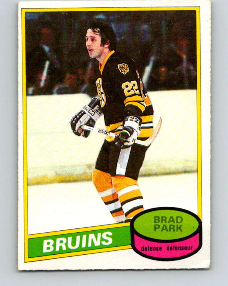 1980-81 O-Pee-Chee #74 Brad Park Boston Bruins V37722