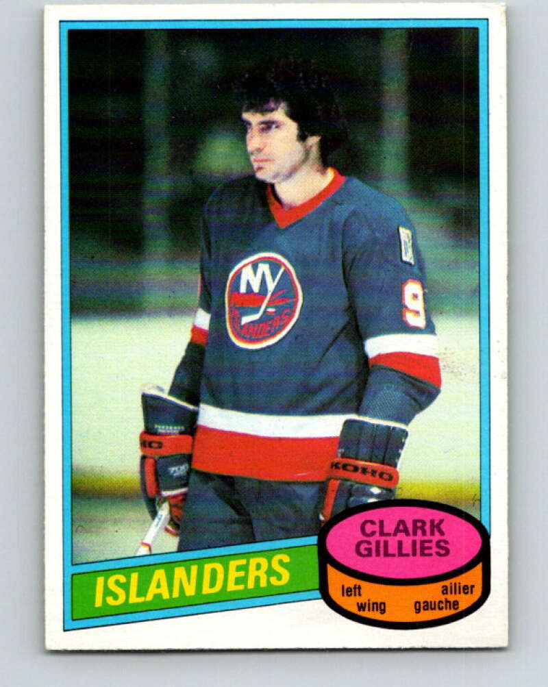 1980-81 O-Pee-Chee #75 Clark Gillies New York Islanders V37733