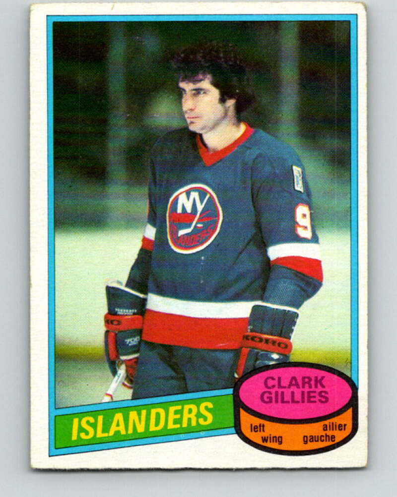 1980-81 O-Pee-Chee #75 Clark Gillies New York Islanders V37734