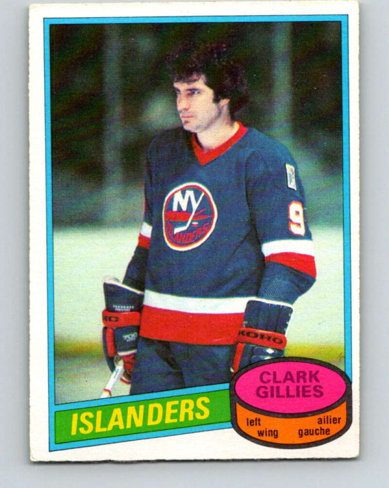 1980-81 O-Pee-Chee #75 Clark Gillies New York Islanders V37739