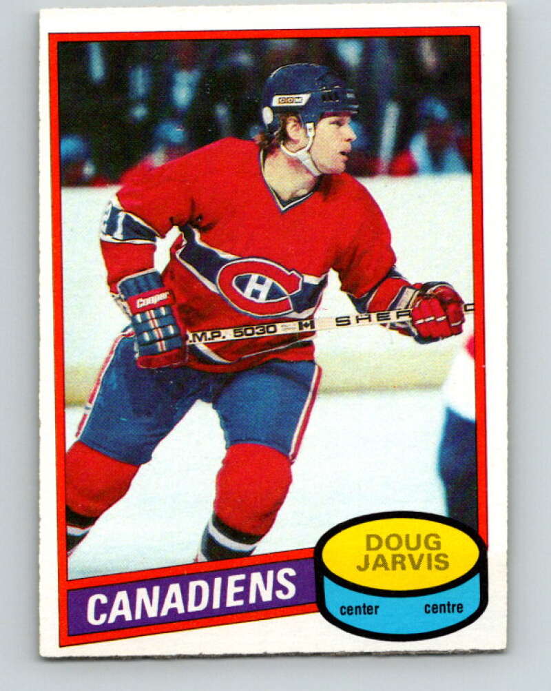 1980-81 O-Pee-Chee #76 Doug Jarvis Montreal Canadiens V37744
