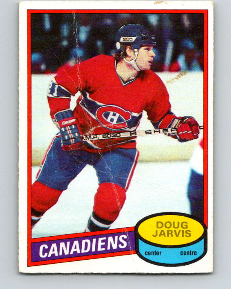 1980-81 O-Pee-Chee #76 Doug Jarvis Montreal Canadiens V37745