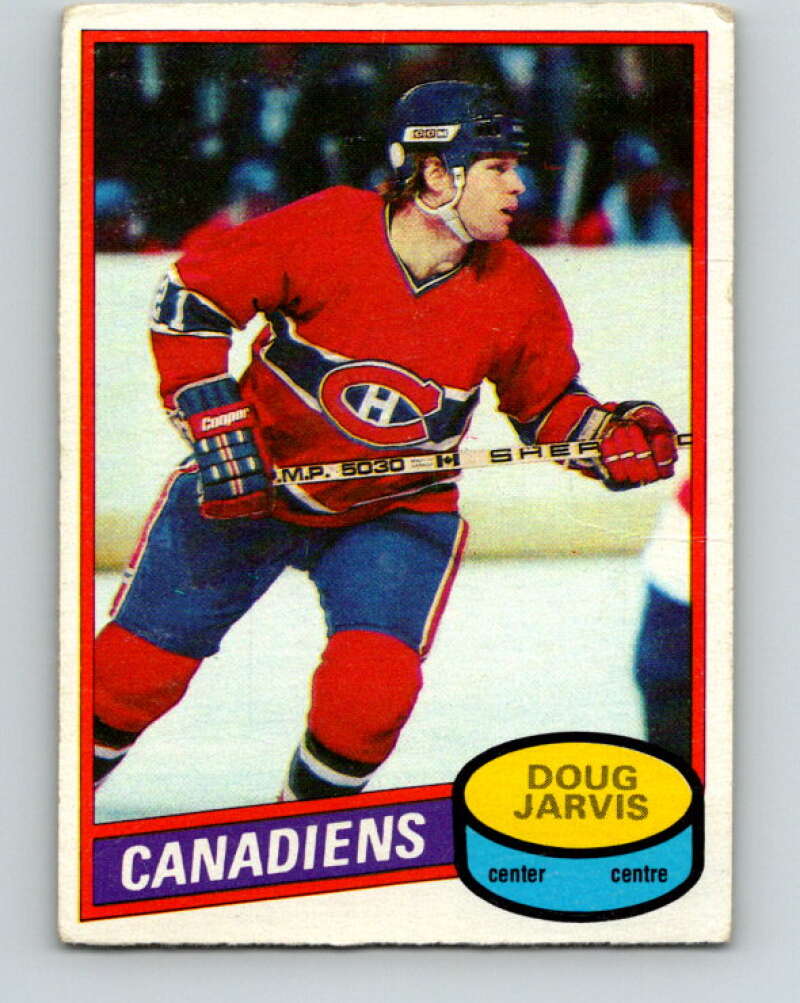 1980-81 O-Pee-Chee #76 Doug Jarvis Montreal Canadiens V37747