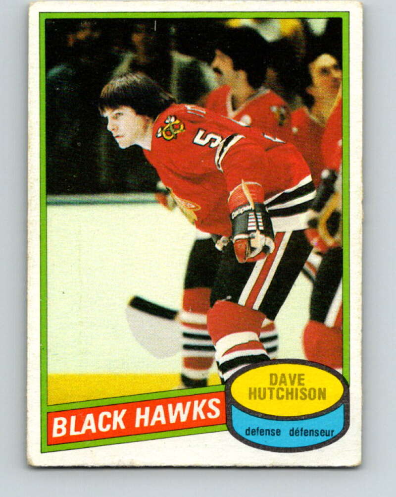 1980-81 O-Pee-Chee #78 Dave Hutchison Chicago Blackhawks V37763