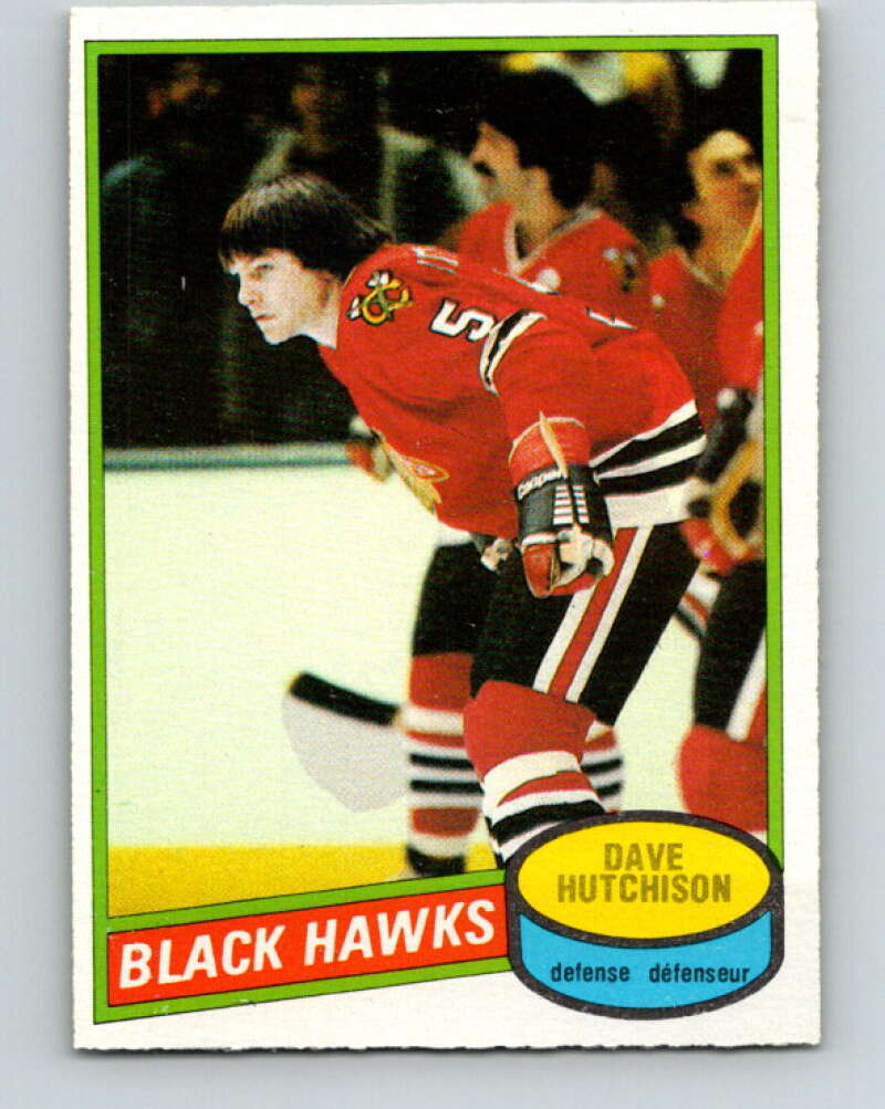 1980-81 O-Pee-Chee #78 Dave Hutchison Chicago Blackhawks V37764