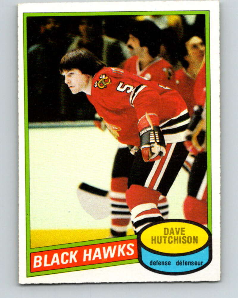 1980-81 O-Pee-Chee #78 Dave Hutchison Chicago Blackhawks V37770