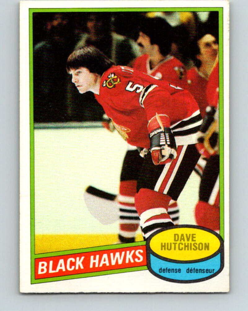 1980-81 O-Pee-Chee #78 Dave Hutchison Chicago Blackhawks V37771