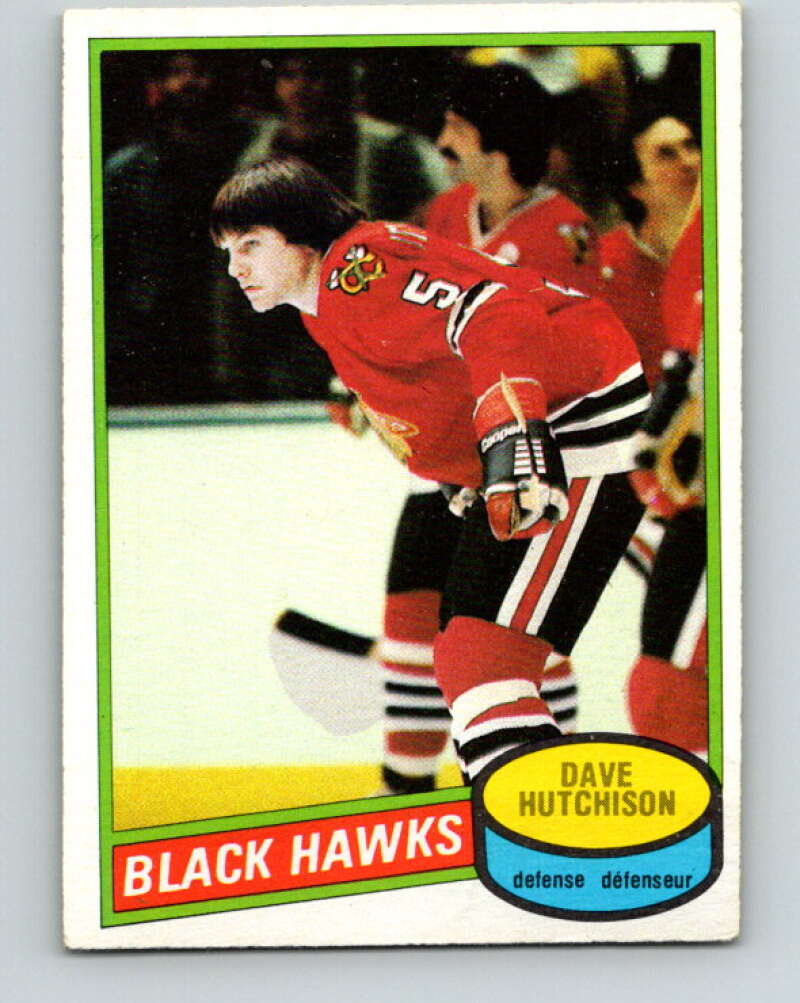 1980-81 O-Pee-Chee #78 Dave Hutchison Chicago Blackhawks V37772