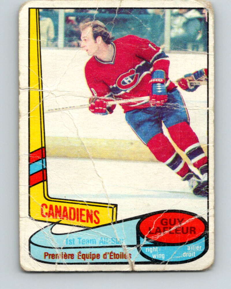 1980-81 O-Pee-Chee #82 Guy Lafleur AS Montreal Canadiens V37809