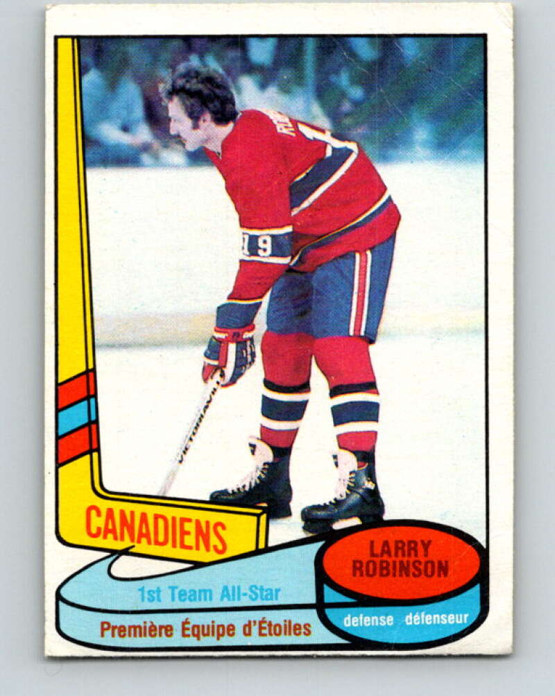 1980-81 O-Pee-Chee #84 Larry Robinson AS Montreal Canadiens V37841