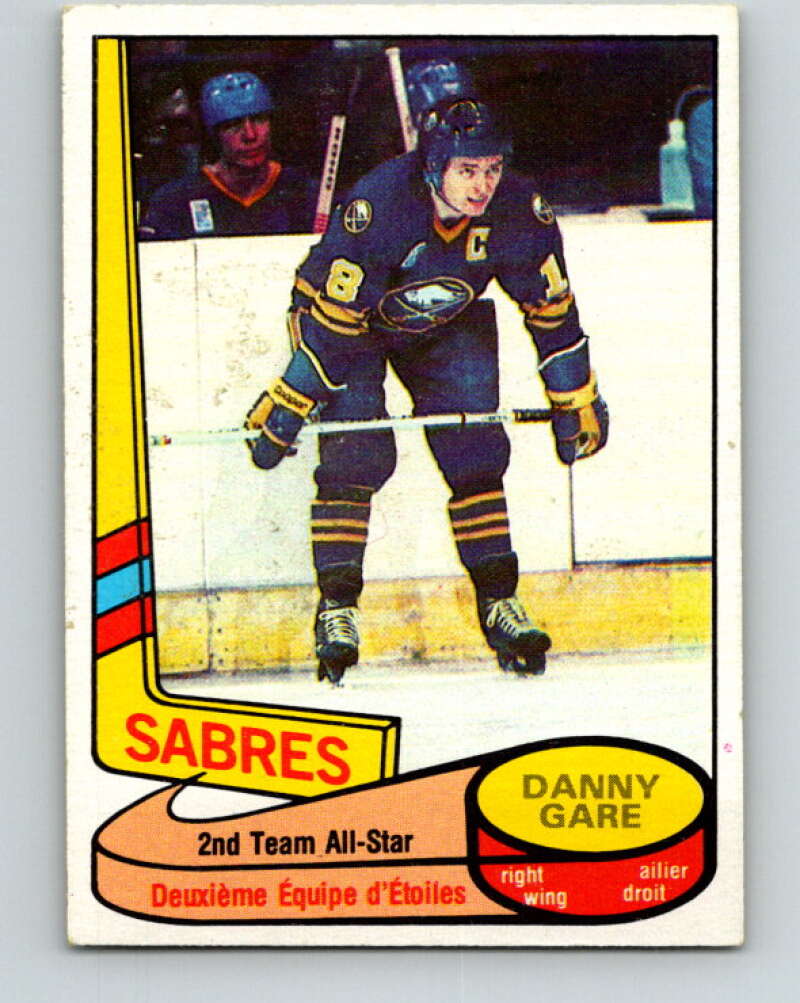 1980-81 O-Pee-Chee #88 Danny Gare AS Buffalo Sabres V37879