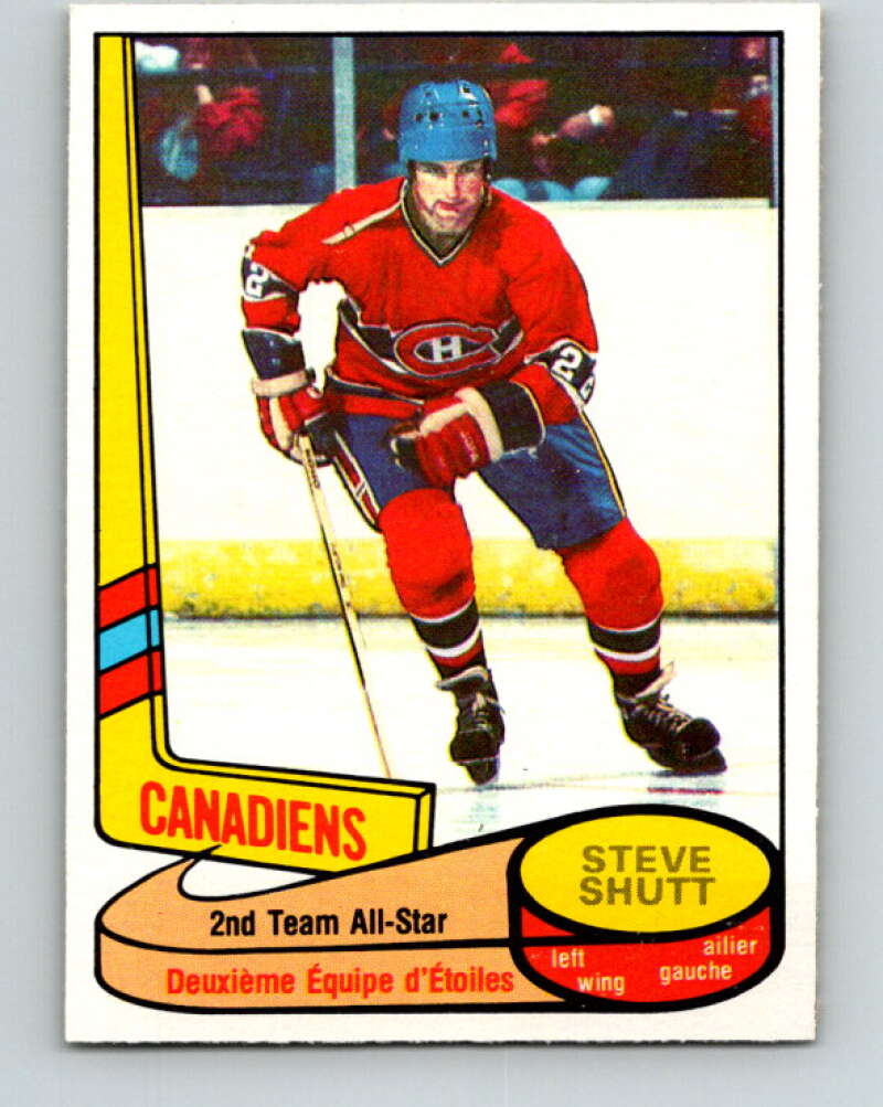 1980-81 O-Pee-Chee #89 Steve Shutt AS Montreal Canadiens V37885