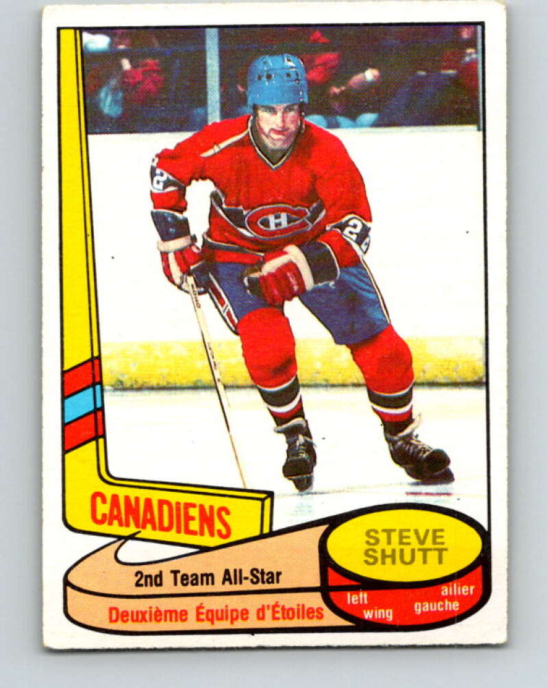 1980-81 O-Pee-Chee #89 Steve Shutt AS Montreal Canadiens V37891
