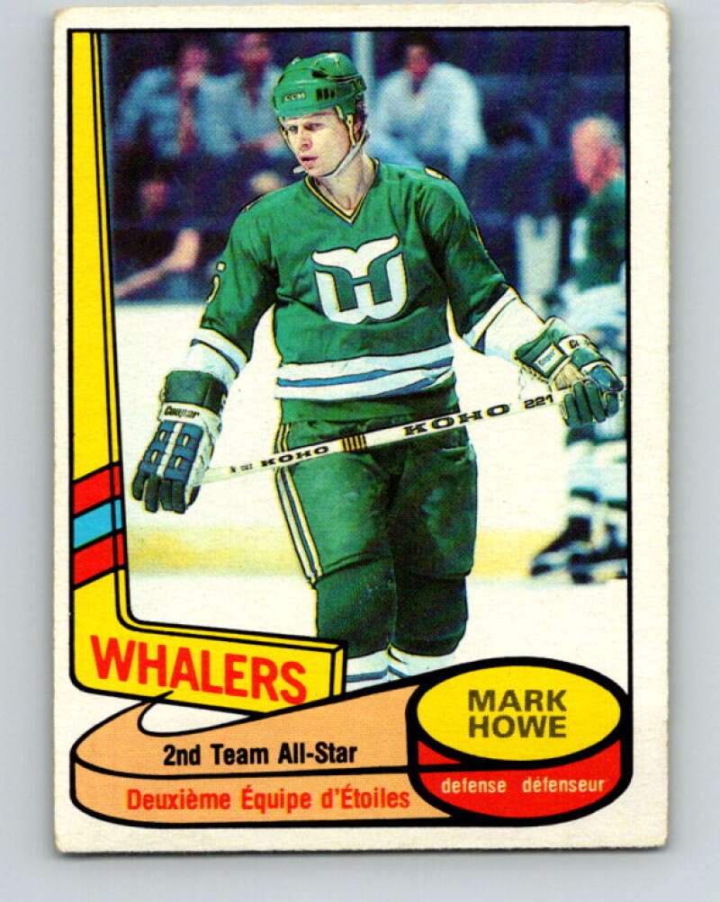 1980-81 O-Pee-Chee #91 Mark Howe AS Hartford Whalers V37921
