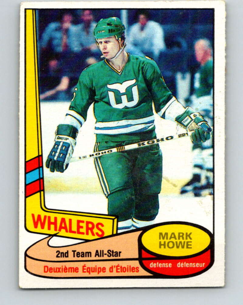 1980-81 O-Pee-Chee #91 Mark Howe AS Hartford Whalers V37928