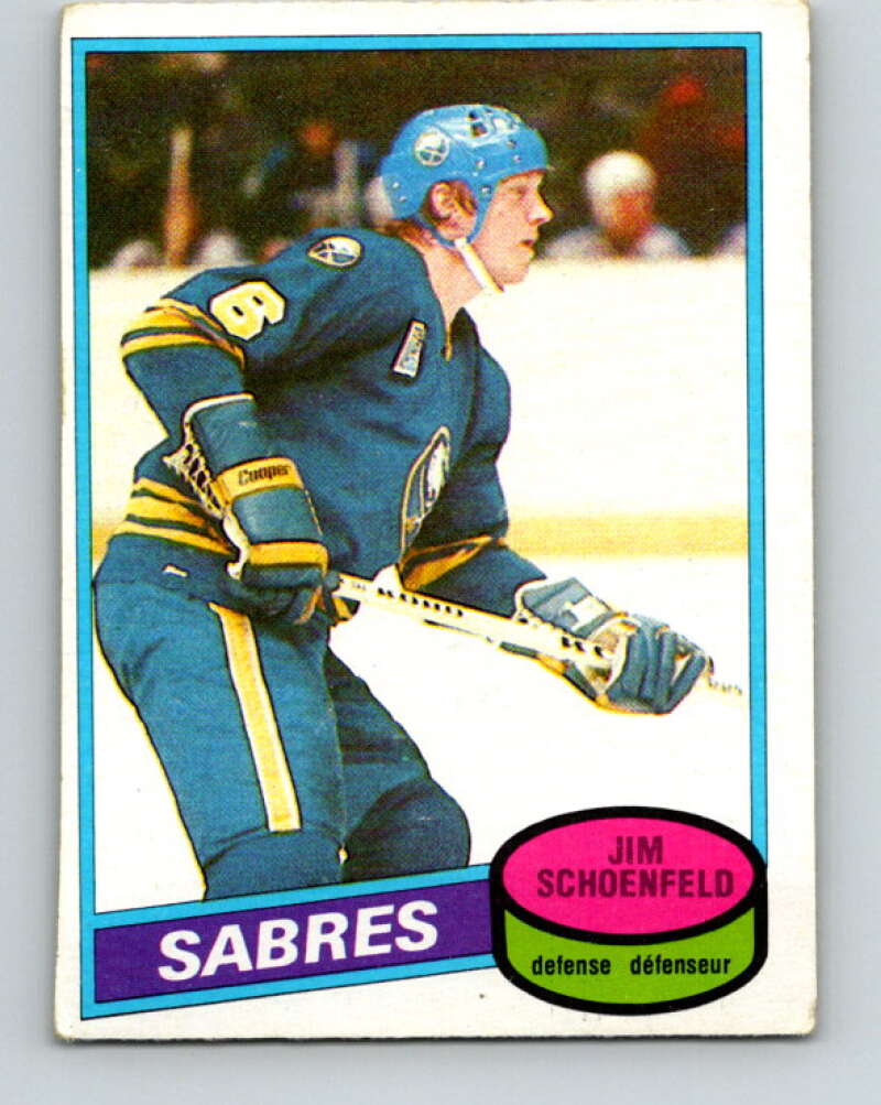 1980-81 O-Pee-Chee #96 Jim Schoenfeld Buffalo Sabres V37974