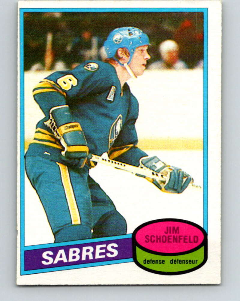 1980-81 O-Pee-Chee #96 Jim Schoenfeld Buffalo Sabres V37977