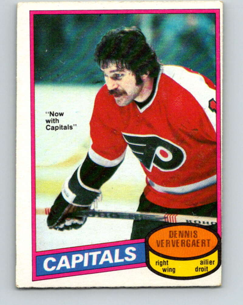 1980-81 O-Pee-Chee #99 Dennis Ververgaert Washington Capitals V38004