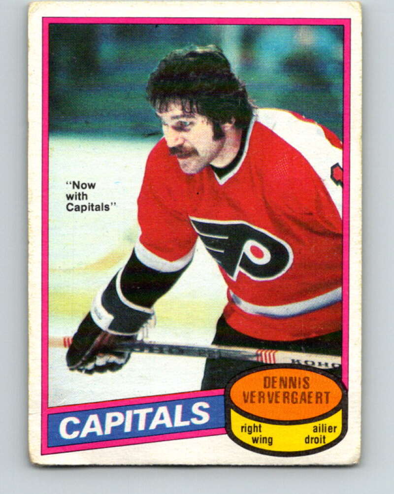 1980-81 O-Pee-Chee #99 Dennis Ververgaert Washington Capitals V38006