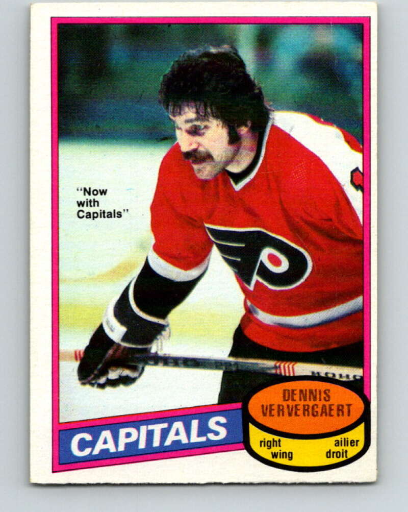1980-81 O-Pee-Chee #99 Dennis Ververgaert Washington Capitals V38012