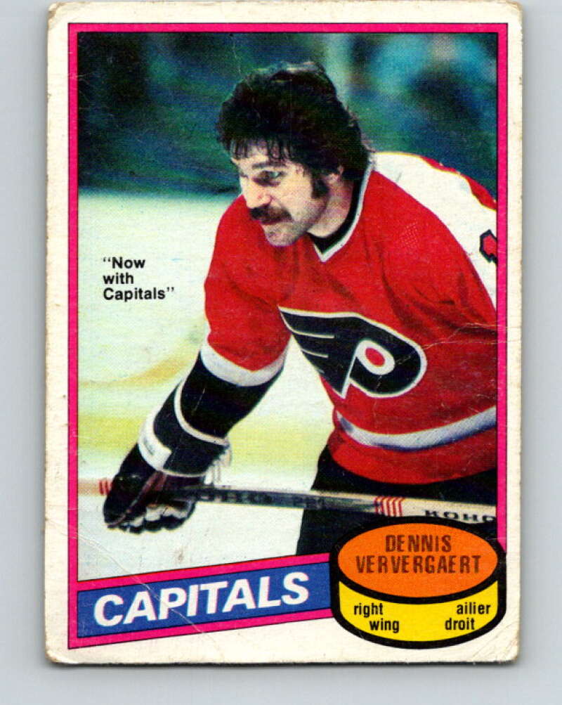 1980-81 O-Pee-Chee #99 Dennis Ververgaert Washington Capitals V38015
