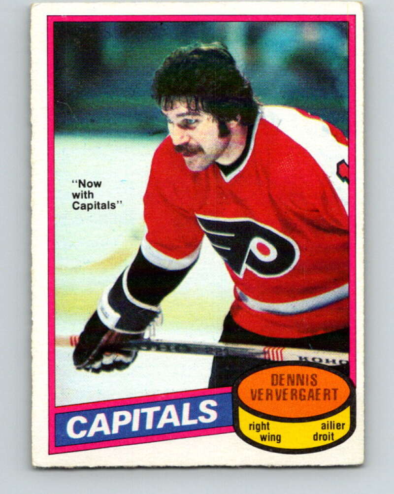 1980-81 O-Pee-Chee #99 Dennis Ververgaert Washington Capitals V38017