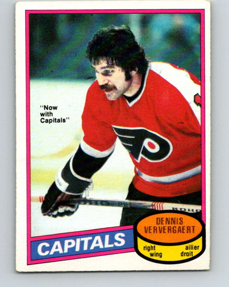1980-81 O-Pee-Chee #99 Dennis Ververgaert Washington Capitals V38018